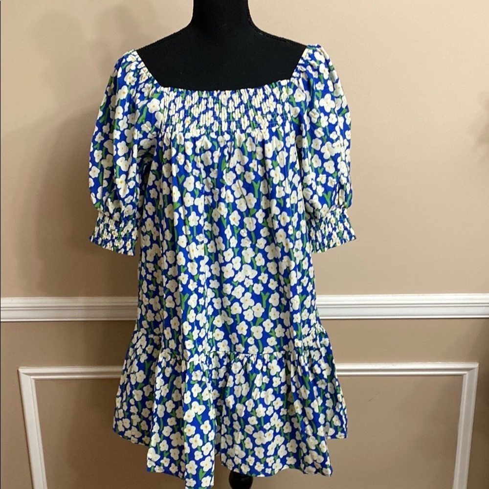 Easel Floral Off-Shoulder Dress Small NWOT
